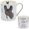 House and Home French Bulldog Mug